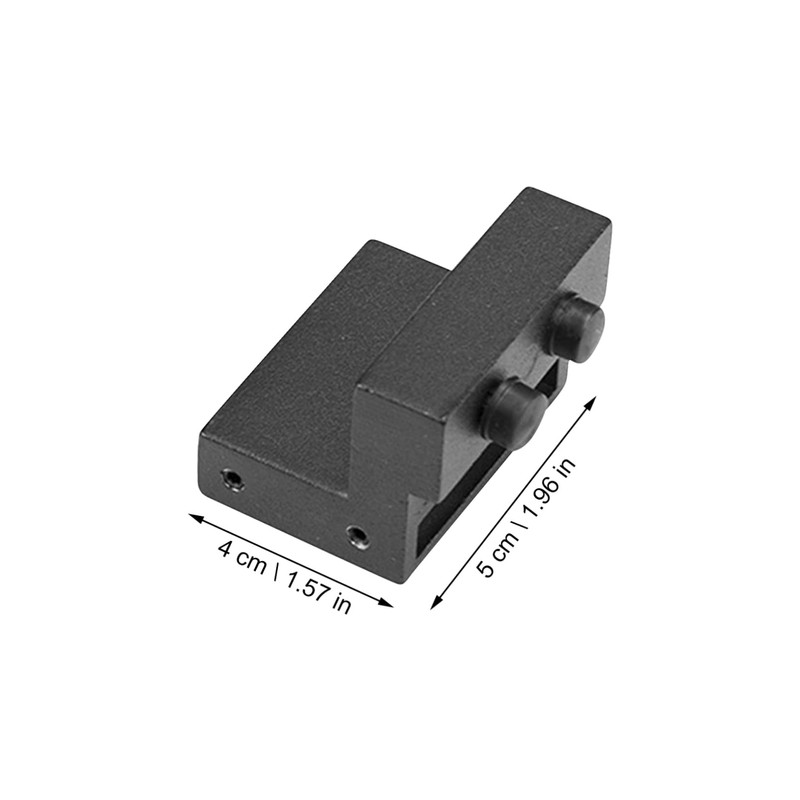 TEHAUX 3pcs Barn Door Stopper Carbon Bumper for Sliding Doors