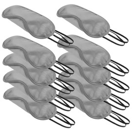 SAFIGLE 10Pcs Breathable Eye Masks for Sleeping Soft Travel Eye Covers for Home Hotel Train