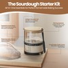 ZK ONE 50 oz Sourdough Starter Kit – Large Wide-Mouth