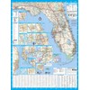 Swiftmaps Florida State Laminated Wall Map 36x48