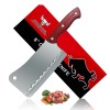 Sharp 8"Inch Ultra Sharp Meat Cleaver, Professional Butcher Knife with