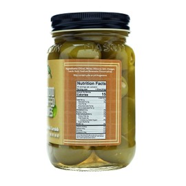 Green Jay Gourmet Almond Stuffed Olives – Almond Stuffed Green Olives for Cocktail Garnish & Cheese Board – Dirty Martini Olives – Gourmet Olives – All Natural – Large – 2 x 16 Ounces