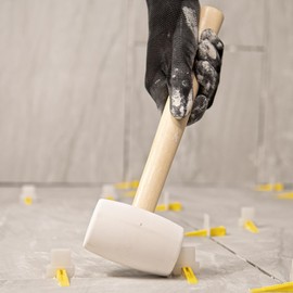 QEP 61613 16 oz. White Rubber Tile Tapping Mallet
