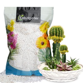 Omitgoter Horticultural Perlite for Plants 1qt, All Natural Horticultural Soil Additive Conditioner Mix, Improve Ventilation and Drainage, Enhance Soil Health and Root Growth