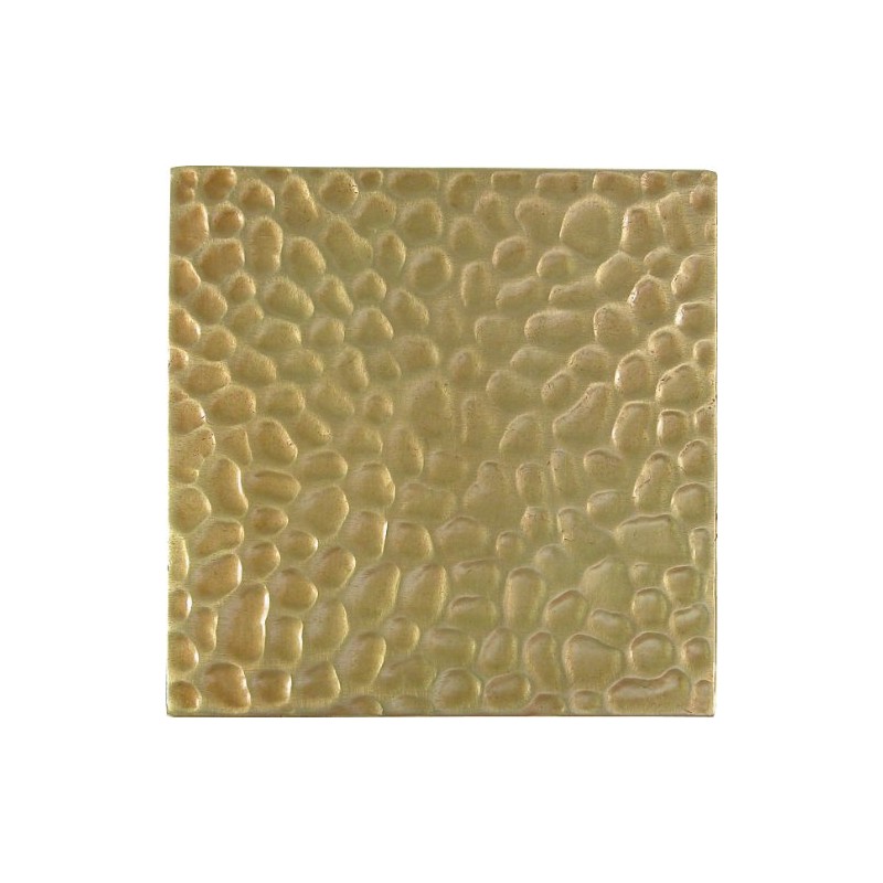 Brass Elegans 54HM-AB Hammered Design Solid Metal 4-Inch X 4-Inch