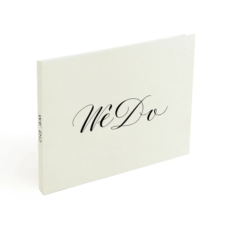 7 Inch Digital Wedding Video Album, Linen Hardcover Video Book