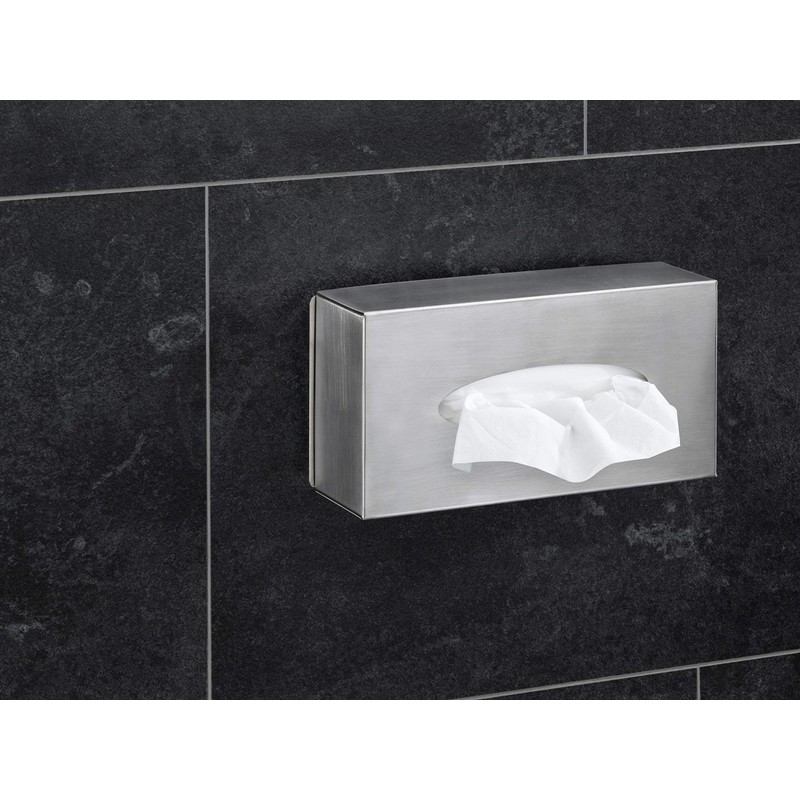 AMARE Tissue Box, Stainless Steel, stainlesssteel, Kosmetiktücherbox