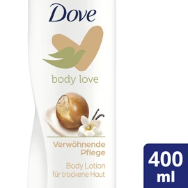 Dove Body Love Body Lotion Pampering Care Body Lotion for Dry Skin with Shea Butter and Vanilla Fragrance 400 ml Pack of 1