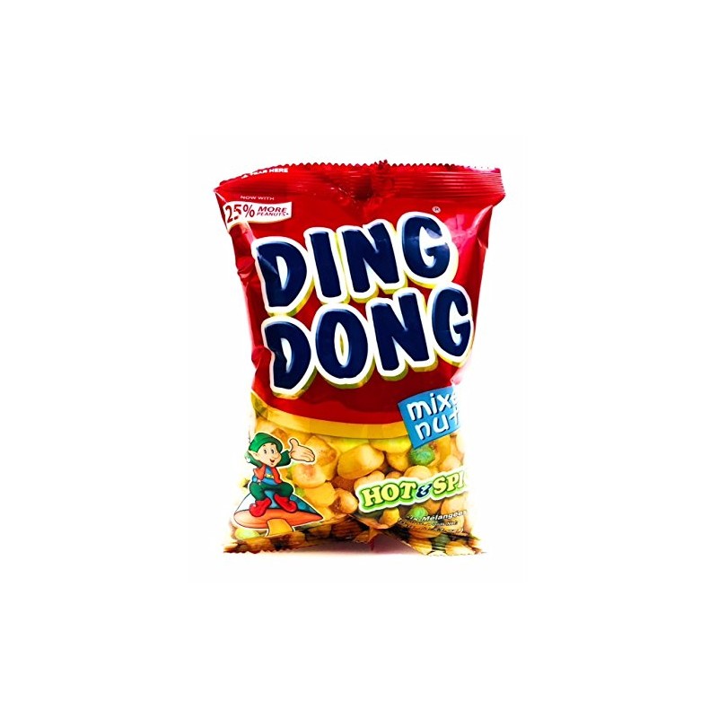 Ding Dong Snack Mixed Nuts Hot and Spicy 3.53oz 3
