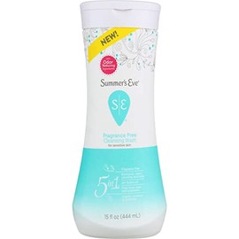 Summers Eve Cleansing Wash 15 Ounce Fragrance-Free (444ml) (6 Pack)