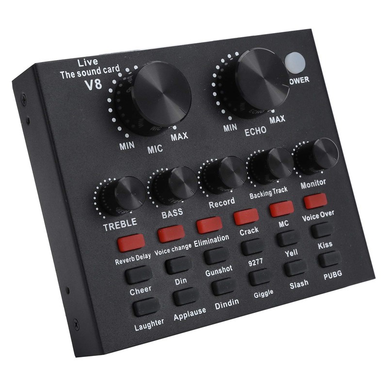 Cuifati Bluetooth Live Sound Card Voice Changer, 7 Verbindungsmethoden Mit