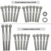 GOLKNHA 84 PCS 304 Stainless Bolt Screw Engine Polished Kit