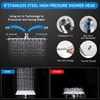 Shower Head Combo,8 Inch High Pressure Rain Shower Head with