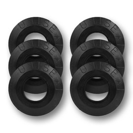 Adaptador flexible de tanque de 1,27 cm (mamparo) – Paquete de 6