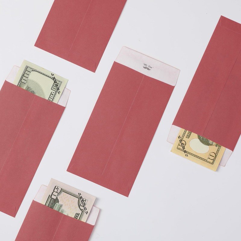 Mr. Pen- Money Envelopes for Cash, 100 Pack, 6.5" x