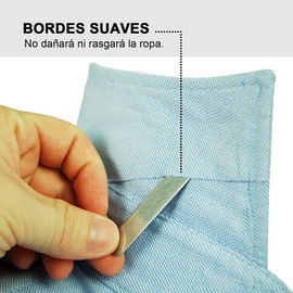Meryado Varillas de Acero Inoxidable Para Cuello de Camisa,México Varillas para Cuellode Camisa metálicas con imán,para cuello de camisa de vestir, 40 Pzs (40)