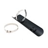Baceyong Black/Silver Motorcycle Exhaust Pipe Thermal Shield Motorcycle Muffler Thermal