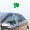 Luxshiny 12Pcs Car Flag Pole Window Clips Sturdy Car Window