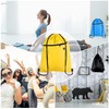 KUUQA 16Pcs Drawstring Backpack with Zipper Pocket Cinch Sack Bulk