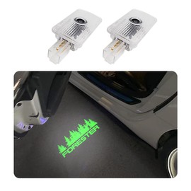 Never Fade Car LED Door Logo Projector Puddle lamp, for Forester Accessories Door Light Logo LED Laser Car Courtesy Step Light HD 2 pcs Compatible with Forester SJ SK Series (01)