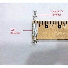 3/8" Spade Terminal Connector Set (2 Pair Male and Female)