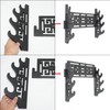 Eforlife 4 Tier Sword Holder Wall Mount Samurai Sword Display