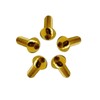 RISON Pack of 5 Titanium Rounded Head Screws with Hexagon