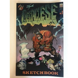 Chestaclese Sketchbook  #1 Jim Smith Ren & Stimpy Ripping Friends by Frank Forte