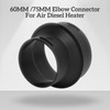 ALI2 ABS Heater Duct Pipe Connection Connector 60-75mm Air Auxiliary
