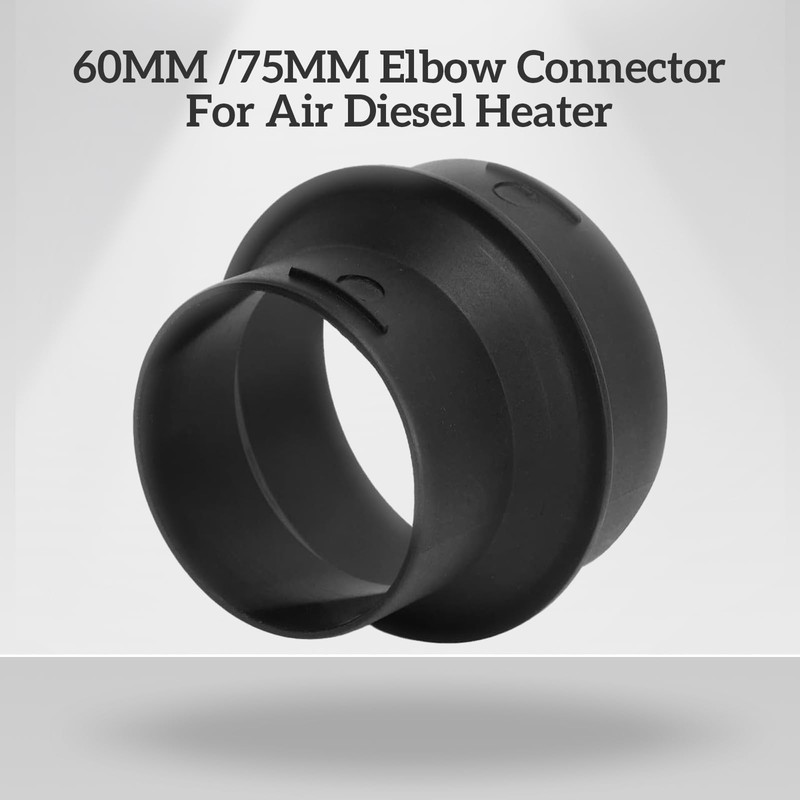ALI2 ABS Heater Duct Pipe Connection Connector 60-75mm Air Auxiliary