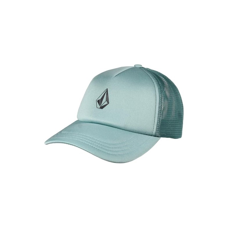 Volcom Women's Into Paradise Trucker Foam Snapback Hat, Stormy Blue