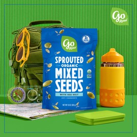 Go Raw Organic Sprouted Mixed Seeds, 13 oz, Unsalted, Keto, Kosher, Superfood