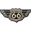 Iron-On Sew-On Patch, Iron-On Patch, Appliqué, Clothing, Vintage Route 66,