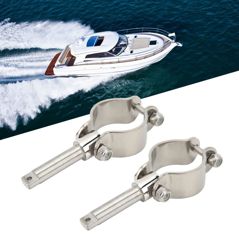 Stainless Steel Clamp On Rowing Lock, 1 Pair Rowing Lock