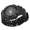 Students Electronic Watch Waterproof EL Light Dual Time Modes Digital
