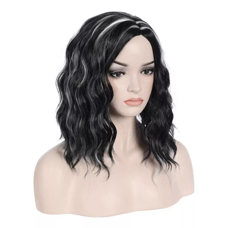 Jorla Cabello De Mujer Hasta Los Hombros Ondulado Bob Pastel