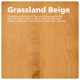 Rubio Monocoat DuroGrit Outdoor Wood Oil, Stain & Sealer, 150 ft² - Grassland Beige | 1 Layer, UV Protection for Deck, Fence & Furniture | 1 L