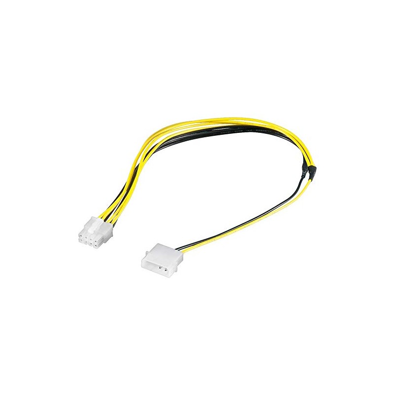 Internes PC Stromkabel 5,25 Stecker - EPS-Stecker 28 cm