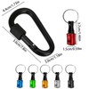 6 Pcs Drill Bit Holder Keychain Set 1/4" Hex Quick
