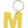 [Slip-on] Keychain (JK-1401 Alphabet Keychain, Medium, Yellow), One Size
