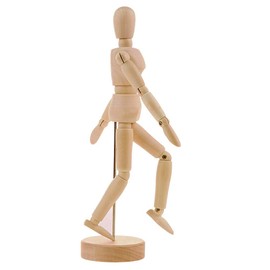 Manikin Male 12 inches Body Doll, Wooden Puppet - Flexible Mannequin Model for Drawing Aid for Beginners, Professionals and Artists