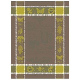 Le Jacquard Français Botanique Bergamote 27469 Tea Towel 80 x 60 cm Cotton