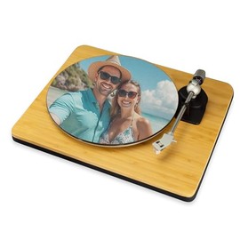 Custom Printed Your Photo Record Player Slip Mat Turn Table DJ Slip Mat Scratch pad (12")
