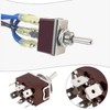YINETTECH 2Pcs 6 Pin Toggle Switch 250 VAC 15A -