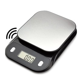 Talking Digital Kitchen Scale,Talking Electronic Kitchen Scales,Talking Food Scale with Large LCD Display,Food Weighing Scale with Stainless Steel Disc Platform,Add & Weigh/Tare Function