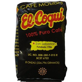 Puerto Rican Variety Pack Ground Coffee - 4 Local Favorites in 8 Ounce Bags (Lareno, Rico, Coqui and Crema)