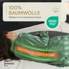 Opanoli Side Sleeper Pillow Cover Anthracite Made of 100% Cotton