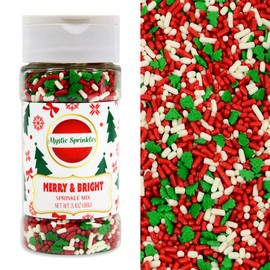 Mystic Sprinkles Christmas Holiday Jimmy Sprinkle Mixes (Merry & Bright 3.1oz)