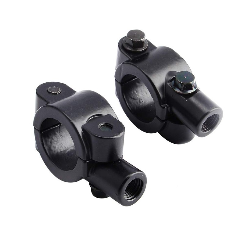 Soporte universal para espejo de manillar de motocicleta, 10 mm,