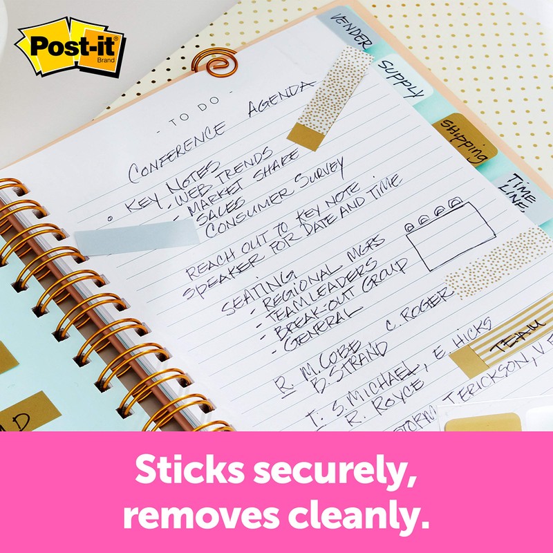 Post-it Flags, 5" X 1.7", 100 Flags with Dispenser, Assorted